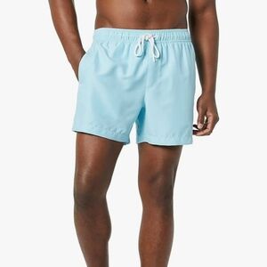 Amazon Essentials. Men's Light Blue Swim Shorts. Size XXL. NWT.